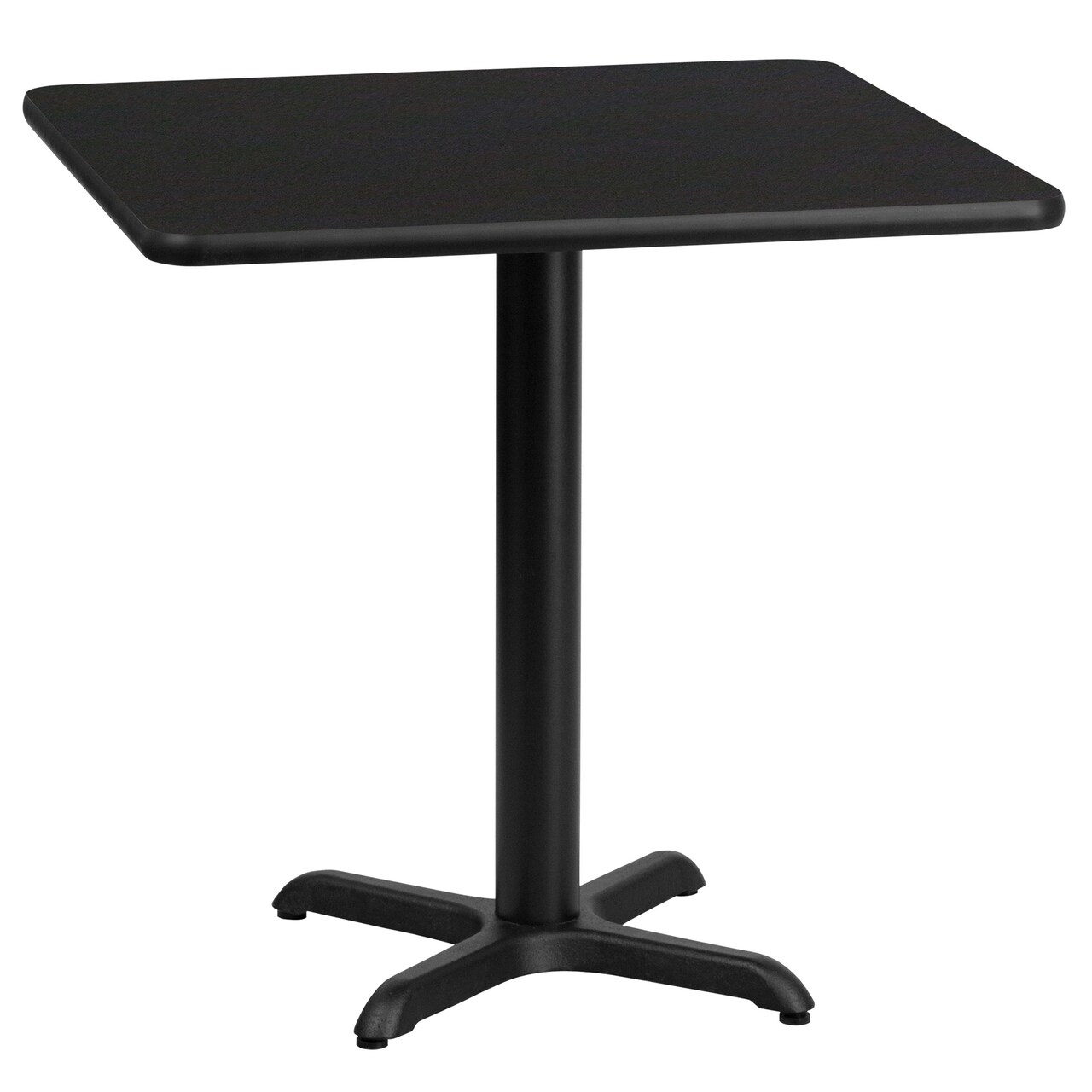 Emma and Oliver 24" Square Laminate Table Top with 22"x22" Table Height Base